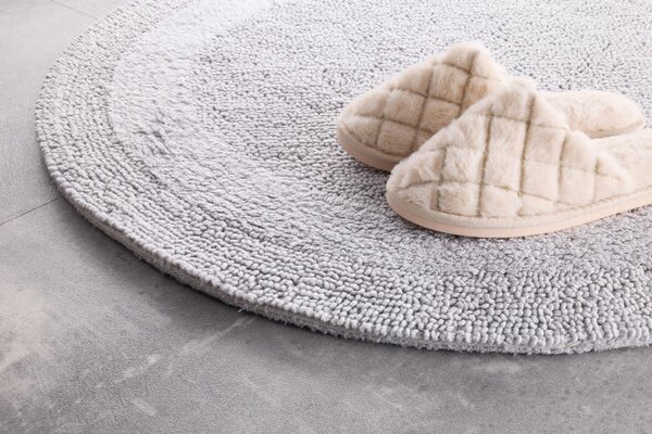 Koupelnový kobereček Javo Cotton popelový kruh