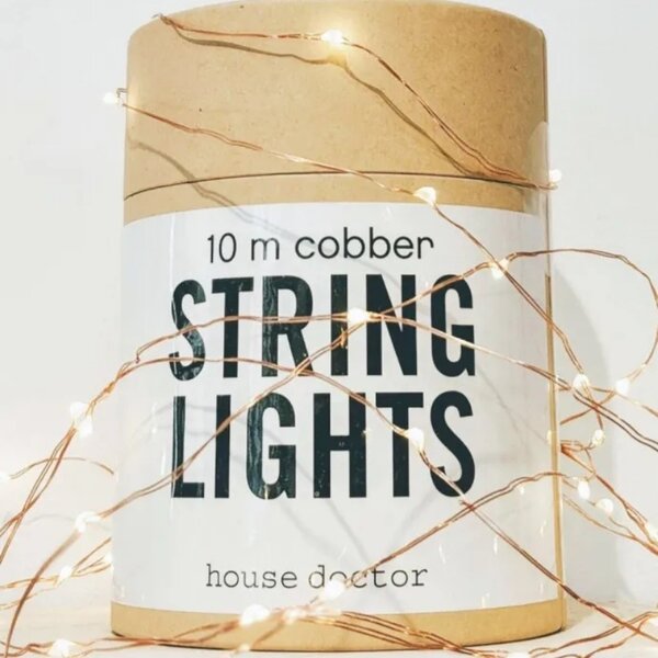 House Doctor Měděný světelný řetěz String