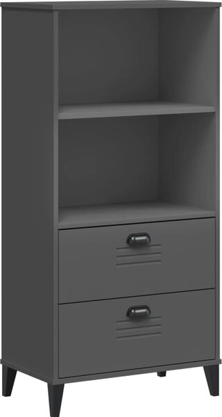 VidaXL Knihovna VIKEN 60 x 35 x 123 cm kompozitní dřevo [374949] Barva: Bílá