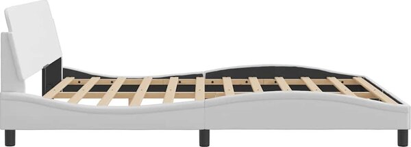 VidaXL Rám postele Dover 180x200 cm umělá kůže [373239] Barva: Šedá
