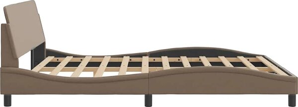 VidaXL Rám postele Dover 180x200 cm umělá kůže [373239] Barva: Šedá