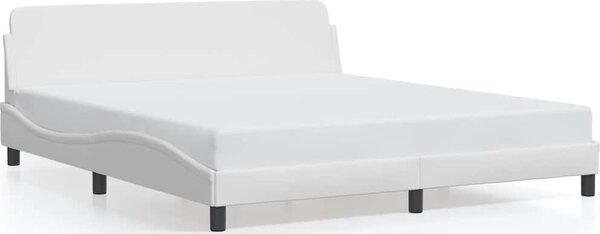 VidaXL Rám postele Dover 180x200 cm umělá kůže [373239] Barva: Šedá