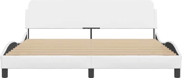 VidaXL Rám postele Dover 180x200 cm umělá kůže [373239] Barva: Šedá