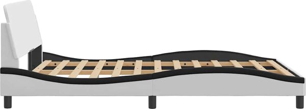 VidaXL Rám postele Dover 140x200 cm umělá kůže [373204] Barva: Šedá