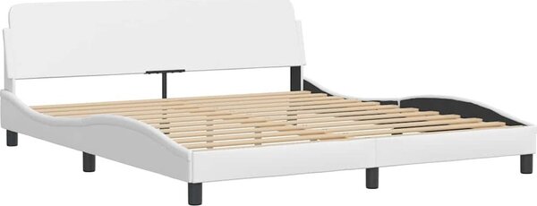 VidaXL Rám postele Dover 180x200 cm umělá kůže [373239] Barva: Šedá