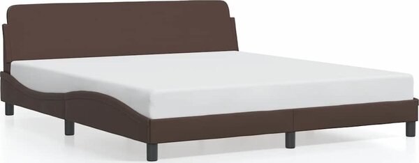 VidaXL Rám postele Dover 180x200 cm umělá kůže [373239] Barva: Šedá