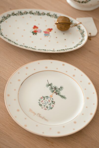 Porcelánový talíř Joelle White Ø 20,5 cm