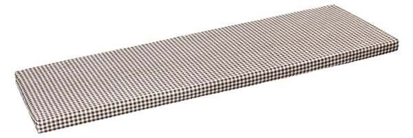 Bellatex Sedák na lavici hladký Kostička hnědá rozměr 40x120 cm