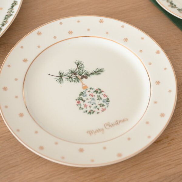 Porcelánový talíř Joelle White Ø 20,5 cm