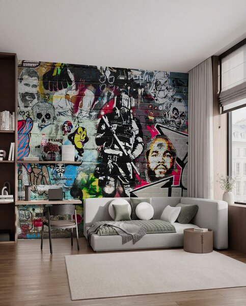 Fototapety Graffiti, umění a písmo, Fototapety teen room, Fototapety pro dospívajícího chlapce, u12434 : uwalls.cz