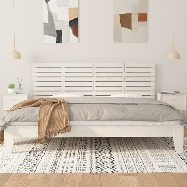 VidaXL Nástěnné čelo postele 166 x 3 x 63 cm masivní borové dřevo [844503] Barva: Přírodní