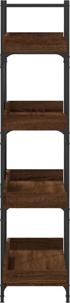 VidaXL Knihovna se 4 policemi 100 x 33 x 145,5 cm kompozit [837696] Barva: kouřový dub