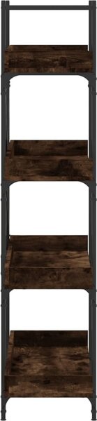 VidaXL Knihovna se 4 policemi 100 x 33 x 145,5 cm kompozit [837696] Barva: kouřový dub