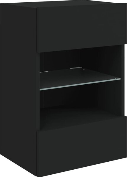 VidaXL Nástěnná TV skříňka s LED osvětlením 40x30x60,5 cm [837082] Barva: Bílá