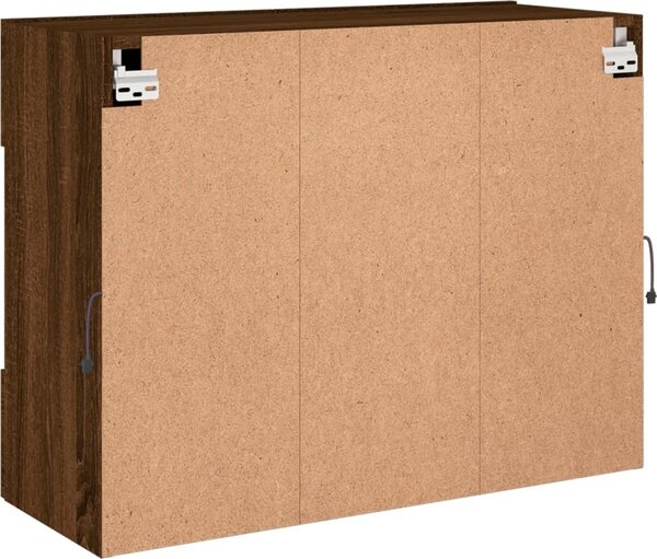 VidaXL Nástěnná TV skříňka s LED osvětlením 78,5 x 30 x 60,5 cm [837105] Barva: Bílá