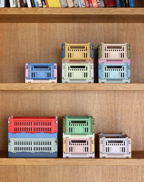 HAY Úložný box Colour Crate Mix Small, sky blue