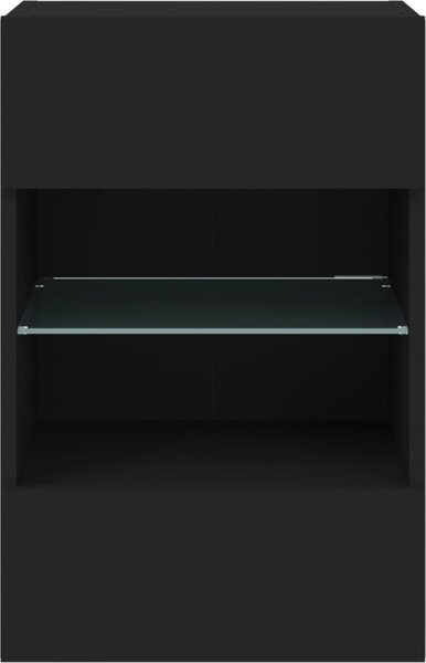 VidaXL Nástěnná TV skříňka s LED osvětlením 40x30x60,5 cm [837082] Barva: Bílá