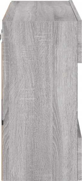 VidaXL Nástěnná TV skříňka s LED osvětlením 78,5 x 30 x 60,5 cm [837105] Barva: Bílá