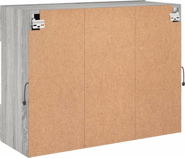 VidaXL Nástěnná TV skříňka s LED osvětlením 78,5 x 30 x 60,5 cm [837105] Barva: Bílá