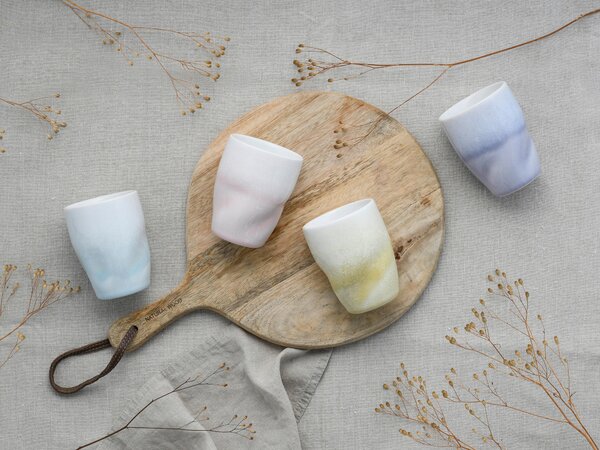 SADA HRNKŮ NA KÁVU kamenina keramika Creatable - Kolekce nádobí, Online Only