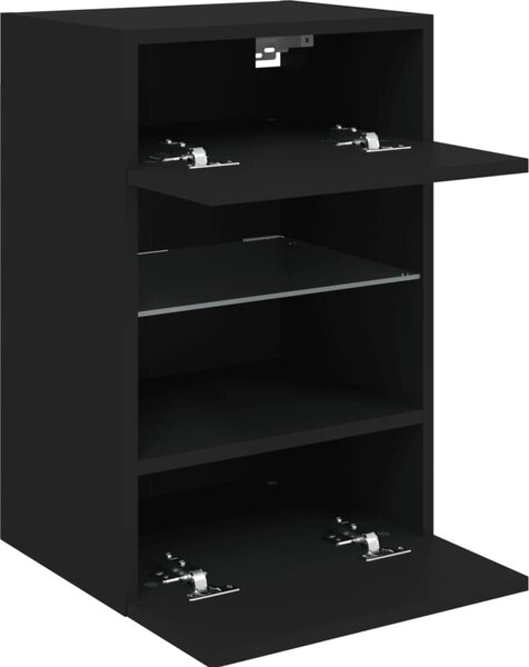 VidaXL Nástěnná TV skříňka s LED osvětlením 40x30x60,5 cm [837082] Barva: Bílá