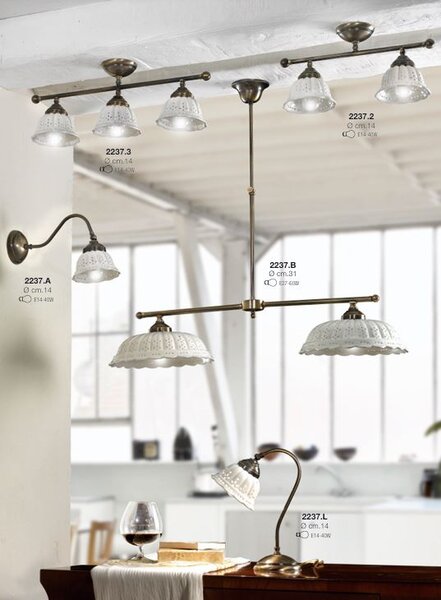 Keramická stolní lampa Campagna 2237.L