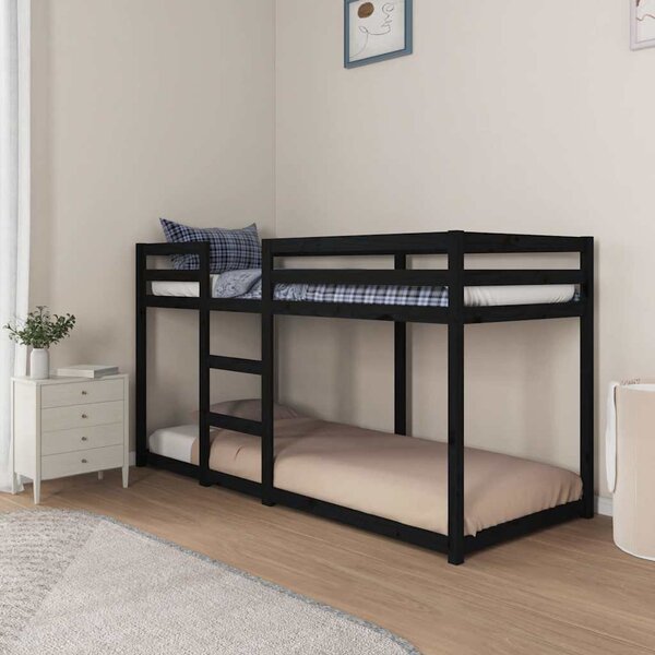 VidaXL Patrová postel 80 x 200 cm masivní borové dřevo [821653] Barva: Přírodní