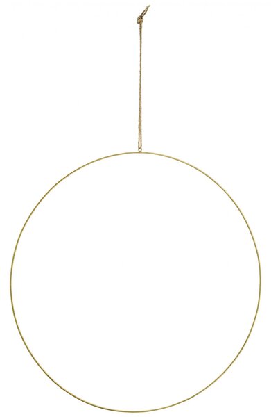 Závěsný kruh na dekorování Antique brass 60 cm