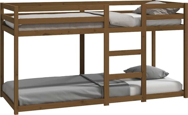 VidaXL Patrová postel 80 x 200 cm masivní borové dřevo [821653] Barva: Přírodní