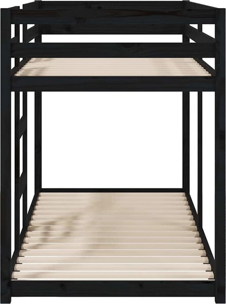 VidaXL Patrová postel 80 x 200 cm masivní borové dřevo [821653] Barva: Přírodní