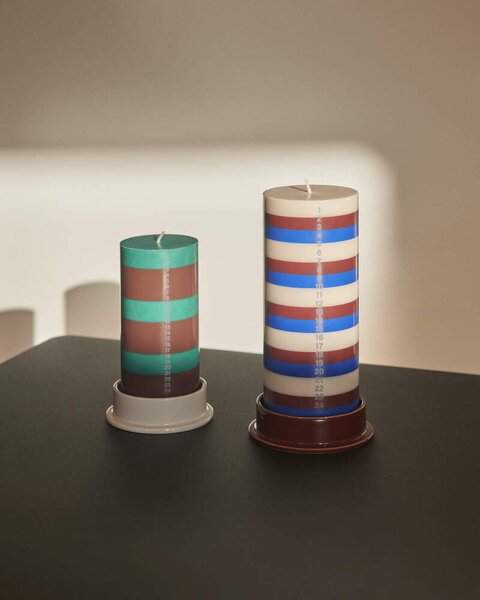 HAY Svícen Column L, light blue