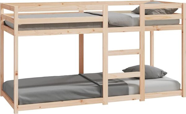 VidaXL Patrová postel 80 x 200 cm masivní borové dřevo [821653] Barva: Přírodní