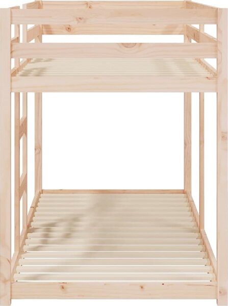 VidaXL Patrová postel 80 x 200 cm masivní borové dřevo [821653] Barva: Přírodní