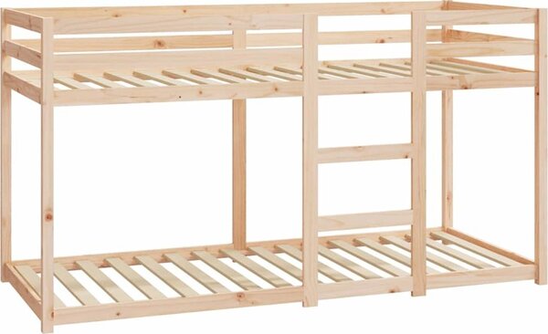 VidaXL Patrová postel 80 x 200 cm masivní borové dřevo [821653] Barva: Přírodní