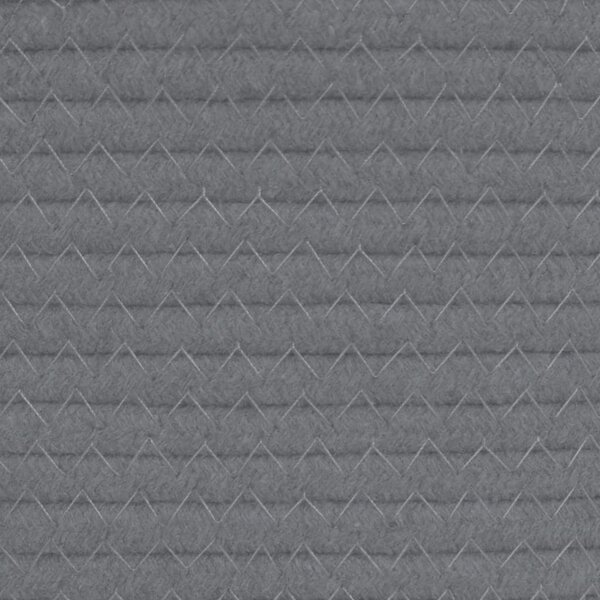 VidaXL Koš na prádlo a bílý Ø 60 x 36 cm bavlna [358475] Barva: Šedá a bílá