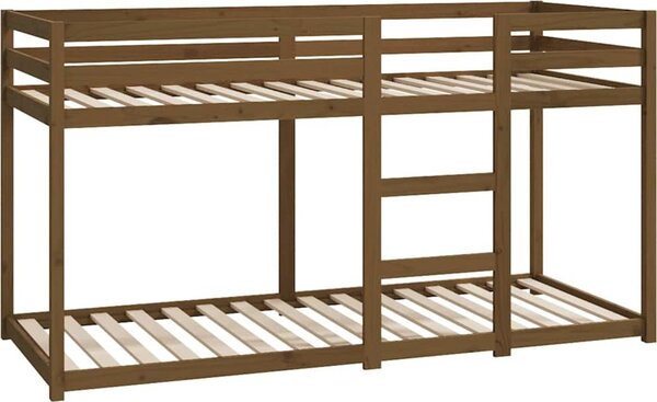 VidaXL Patrová postel 80 x 200 cm masivní borové dřevo [821653] Barva: Přírodní