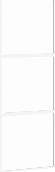 VidaXL Posuvné dveře 76 x 205 cm čiré ESG sklo a hliník [155198] Barva: Černá a matná