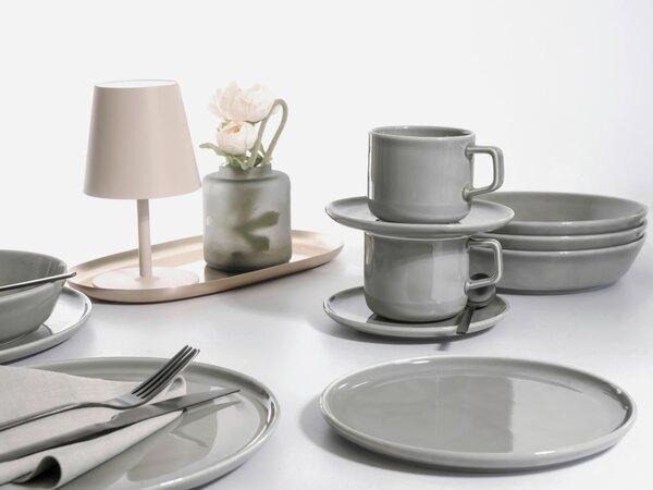 KOMBINOVANÁ SOUPRAVA, 30dílné, kamenina Creatable - Online Only nádobí, Online Only