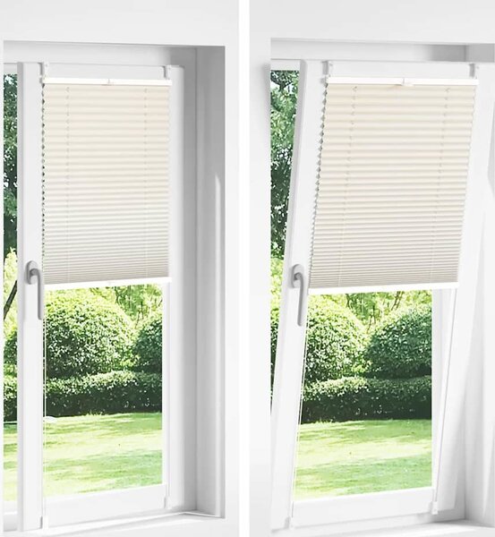 VidaXL Plisované žaluzie / rolety Plisse 50 x 150 cm - [240591] Barva: Bílá