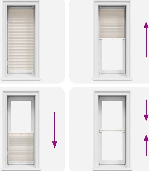 VidaXL Plisované žaluzie / rolety Plisse 50 x 150 cm - [240591] Barva: Bílá