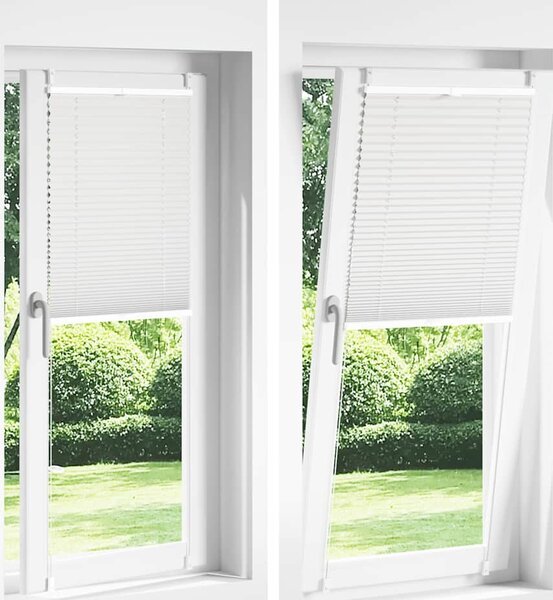 VidaXL Plisované žaluzie / rolety Plisse 50 x 150 cm - [240591] Barva: Bílá