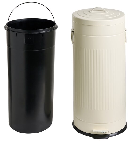 Odpadkový koš 30 L ECOAURA Kov Béžová