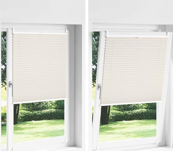 VidaXL Plisované žaluzie / rolety Plisse 70 x 150 cm - [240631] Barva: Bílá