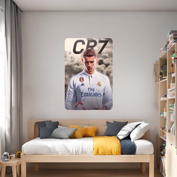 Textilní samolepka na zeď "Cristiano Ronaldo"