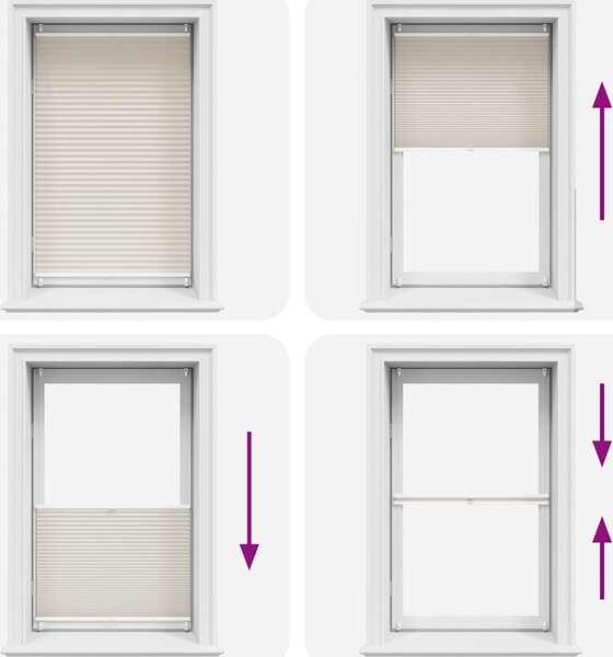 VidaXL Plisované žaluzie / rolety Plisse 70 x 150 cm - [240631] Barva: Bílá