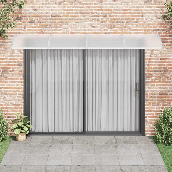 VidaXL Vchodová stříška 350 x 75 cm polykarbonát [153592] Barva: Černá