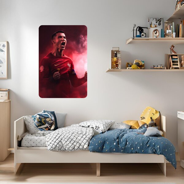 Textilní samolepka na zeď "Cristiano Ronaldo 3"