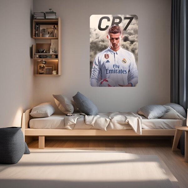Textilní samolepka na zeď "Cristiano Ronaldo"