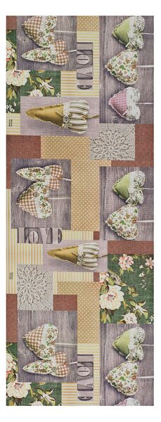 Kusová PVC předložka omyvatelná Atractivo Sprinty - Patchwork 52x90 cm