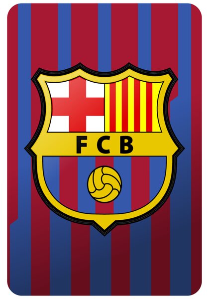 Textilní samolepka na zeď "FC Barcelona"